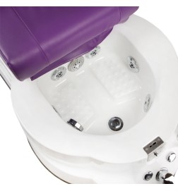 Fotel do pedicure z masażem BR-3820D Fioletowy