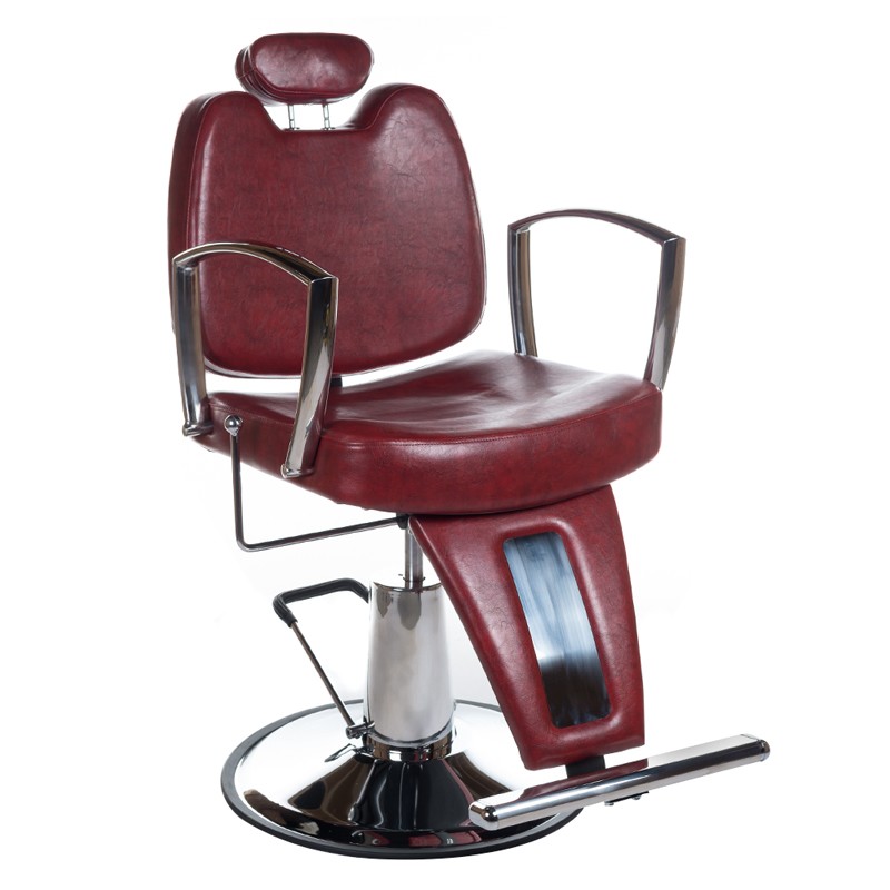 Fotel barberski HOMER II BH-31275 Czerwony