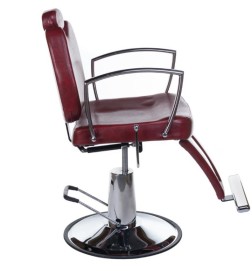 Fotel barberski HOMER II BH-31275 Czerwony