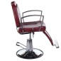 Fotel barberski HOMER II BH-31275 Czerwony