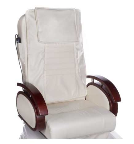 Fotel do pedicure z masażem BR-2307 Kremowy