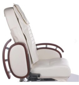 Fotel do pedicure z masażem BR-2307 Kremowy