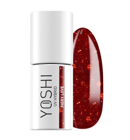 Lakier Hybrydowy Yoshi 612 Fiery Love 6ml