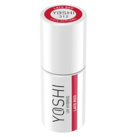 Lakier Hybrydowy Yoshi 312 Late Red 6ml