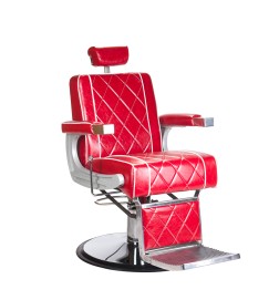 Fotel barberski ODYS BH-31825M Czerwony