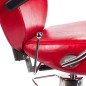 Fotel barberski HEKTOR BH-3208 Czerwony