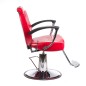 Fotel barberski HEKTOR BH-3208 Czerwony