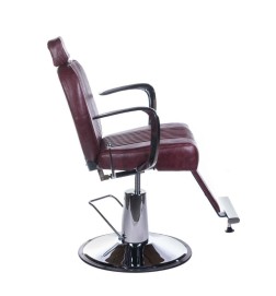 Fotel barberski OLAF BH-3273 Wiśniowy