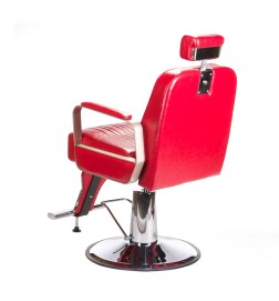 Fotel barberski HOMER BH-31237 Czerwony