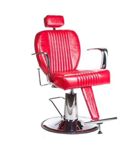 Fotel barberski OLAF BH-3273 Czerwony