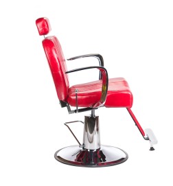 Fotel barberski OLAF BH-3273 Czerwony