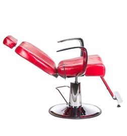 Fotel barberski OLAF BH-3273 Czerwony