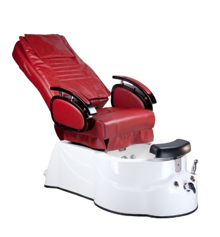 Fotel do pedicure z masażem BR-3820D Bordowy