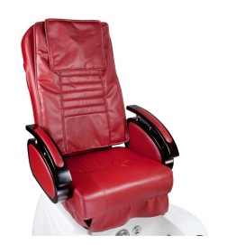 Fotel do pedicure z masażem BR-3820D Bordowy