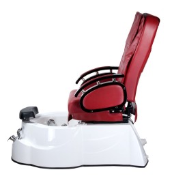 Fotel do pedicure z masażem BR-3820D Bordowy