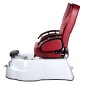 Fotel do pedicure z masażem BR-3820D Bordowy