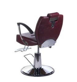 Fotel barberski HEKTOR BH-3208 Wiśniowy