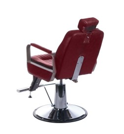 Fotel barberski HOMER BH-31237 Wiśniowy