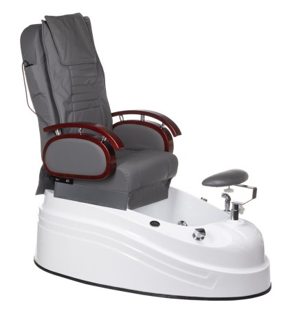 Fotel do pedicure z masażem BR-2307 Szary