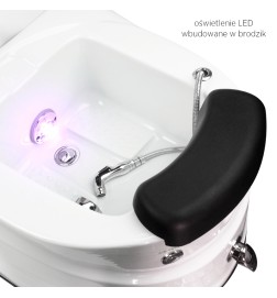 Fotel Pedicure Spa As-122 White Z Funkcją Masażu