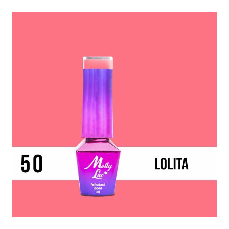 Lakier Hybrydowy MollyLac Inspired by You Lolita Nr.50 5ml