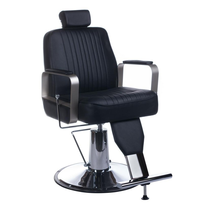 Fotel barberski HOMER BH-31237 Czarny