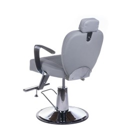 Fotel barberski OLAF BH-3273 Jasny szary