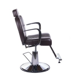 Fotel barberski OLAF BH-3273 Brązowy