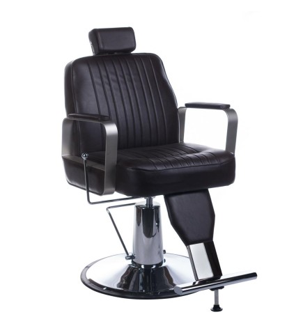 Fotel barberski HOMER BH-31237 Brązowy