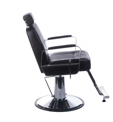 Fotel barberski HOMER BH-31237 Brązowy