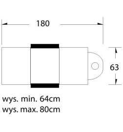 Fotel Kosmetyczny Hyd. A 210 Biały