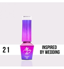 Lakier Hybrydowy MollyLac Wedding - Yes, I do Inspired by Wedding Nr.21 5ml