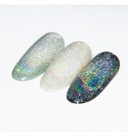 Lakier Hybrydowy MollyLac Flashing Holo in Bottle 5ml