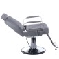 Fotel barberski HOMER BH-31237 Jasny szary