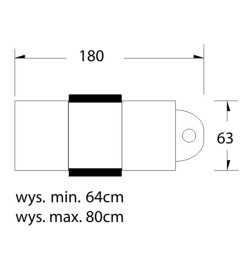 Fotel Kosmetyczny Hyd. Basic 210 Biały