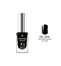 Lakier do Paznokci Klasyczny IQ Salon Nail Polish 036 Incognito Black 9ml