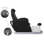 Spa Chair For Pedicure Azzurro 016 Black