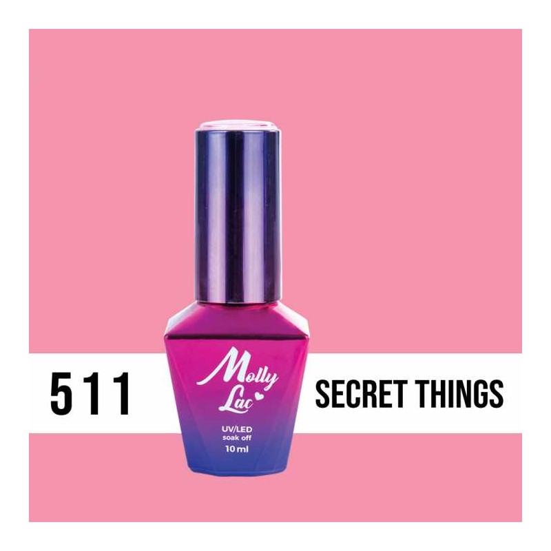 Lakier Hybrydowy MollyLac Miss Iconic Secret Things Nr.511 10ml