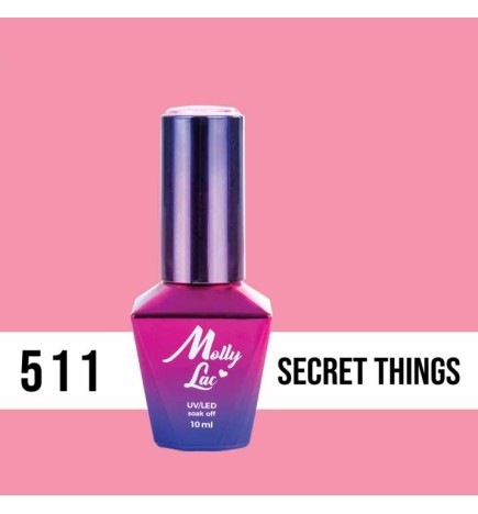 Lakier Hybrydowy MollyLac Miss Iconic Secret Things Nr.511 10ml