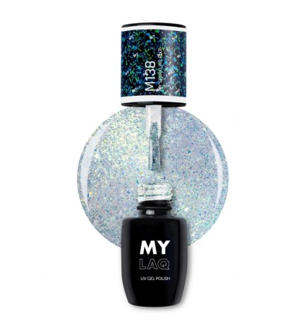 Lakier Hybrydowy MyLaq M138 My Sparkling Blue 5ml