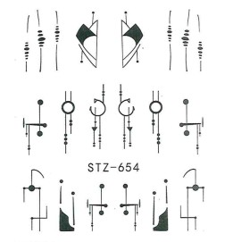 Naklejki Wodne Do Paznokci STZ-654