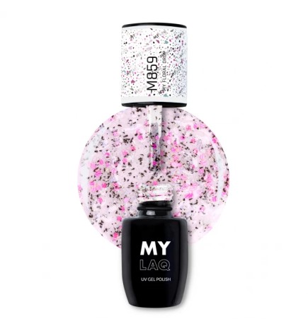 Lakier Hybrydowy MyLaq M859 My Floral Drop 5ml