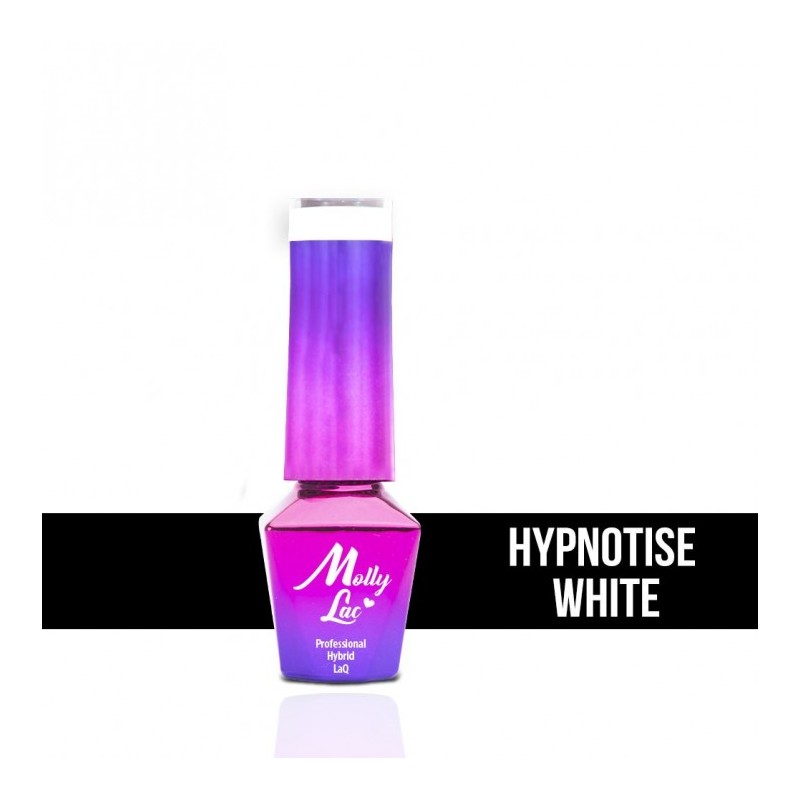 Lakier Hybrydowy MollyLac Hypnotise White 5ml