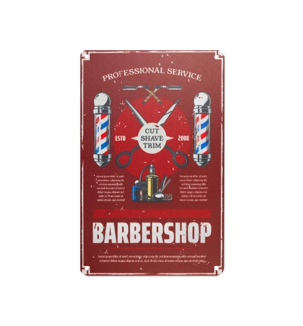 Tablica Ozdobna Barber B029