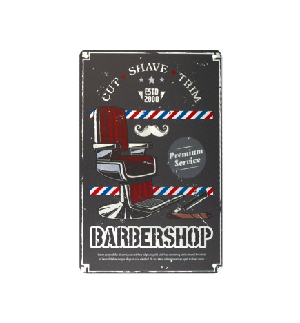 Tablica Ozdobna Barber B021