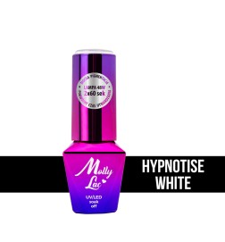 Lakier Hybrydowy MollyLac Hypnotise White 10ml