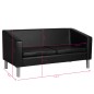 Gabbiano Sofa Do Poczekalni Bm18003 Czarna