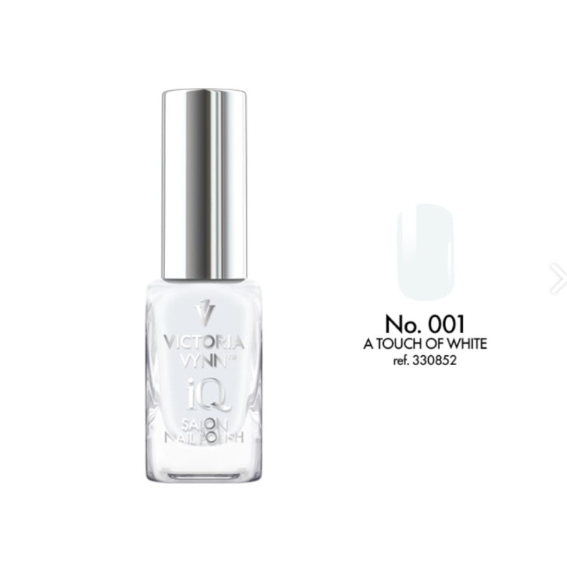 Lakier do Paznokci Klasyczny IQ Salon Nail Polish 001 A Touch of White 9ml