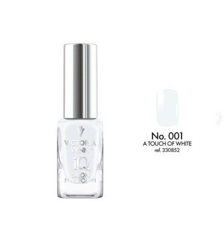 Lakier do Paznokci Klasyczny IQ Salon Nail Polish 001 A Touch of White 9ml