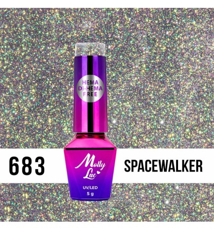 Lakier Hybrydowy MollyLac Shocking Shine Spacewalker Nr.683 5ml